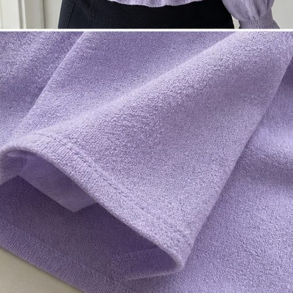 Lilac Button Blouse - Picture 6 of 6